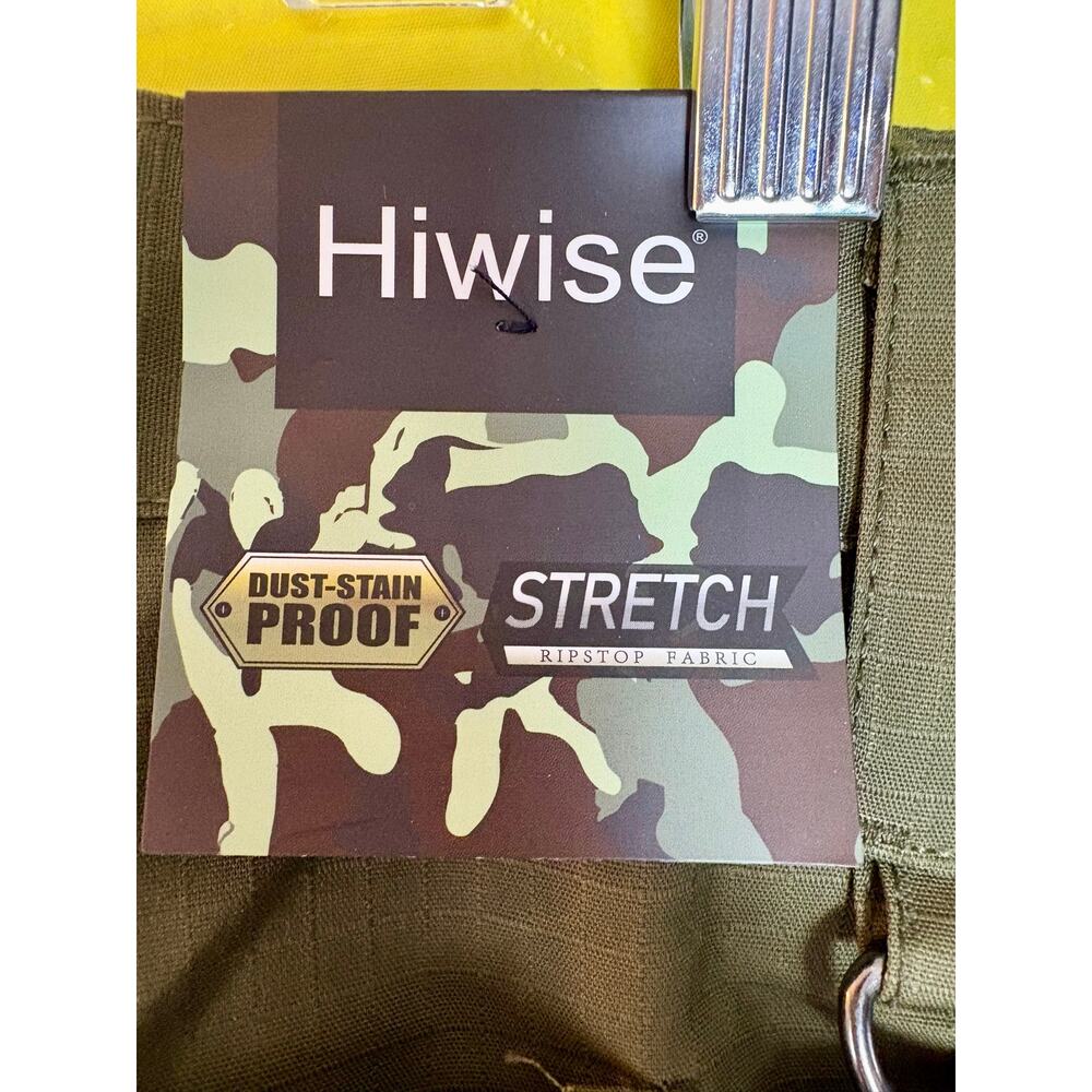 NWT - Hiwise Men's Olive Carpenter Work Pants - 32x34 - Picture 3 of 8